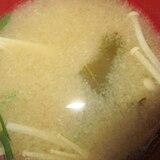 漢字を覚え蕪と韮のえのき茸お味噌汁